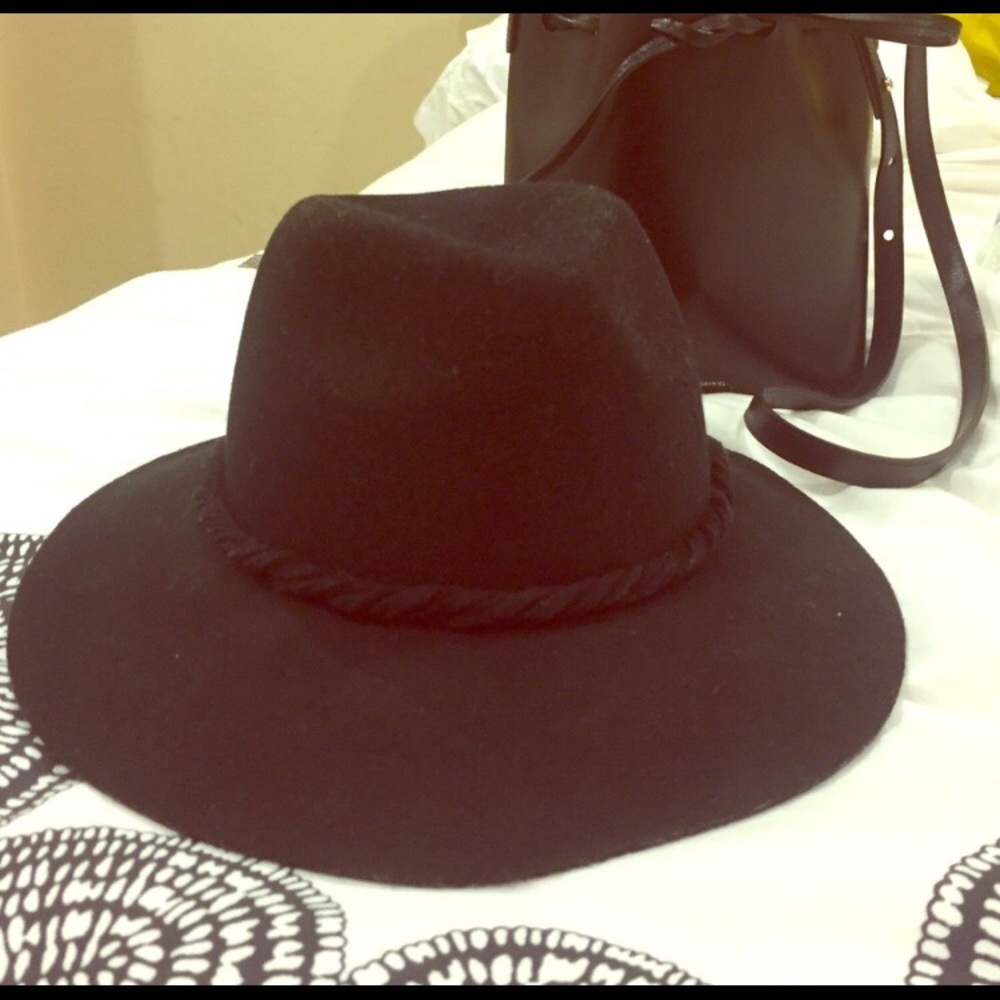 Black Free People Hat